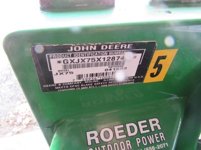 John Deere JX75 JX85 JE75 14SB 14SE Lawn Mower Deck Green Cast Aluminum w/guards