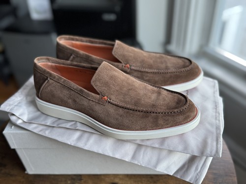 【関税&送料込】Santoni Sand Suede Yalta Loafers uploading-1385139.jpg