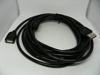 16Ft 5 Meter Long Standard USB 2.0 Extension Cable Ferrite Signal Printer Scan A