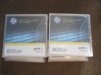 HP LTO-3 ULTRIUM RW 800GB DATA CARTRIDGE lot of 4