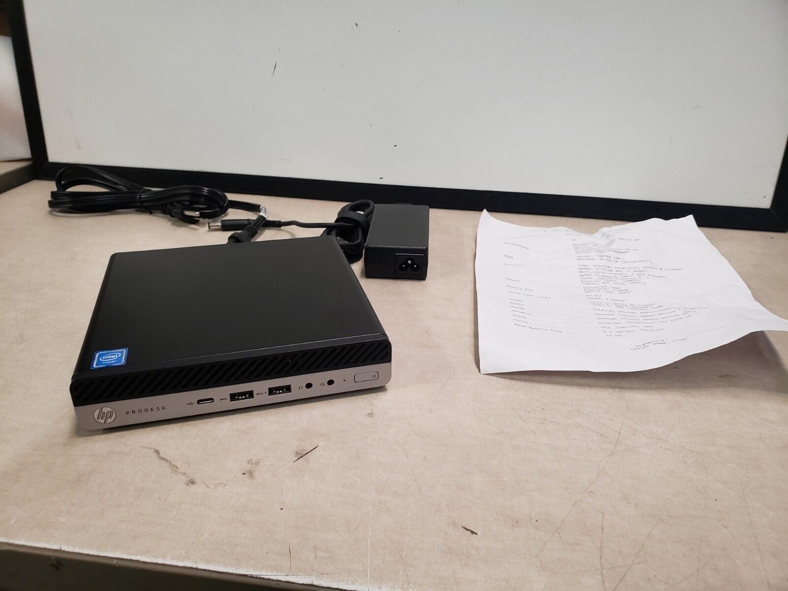 HP ProDesk 600 G3 Mini Business Desktop PC Intel G3930T 4GB HP ProDesk 600 G3 Mini Business Desktop PC Intel G3930T 4GB