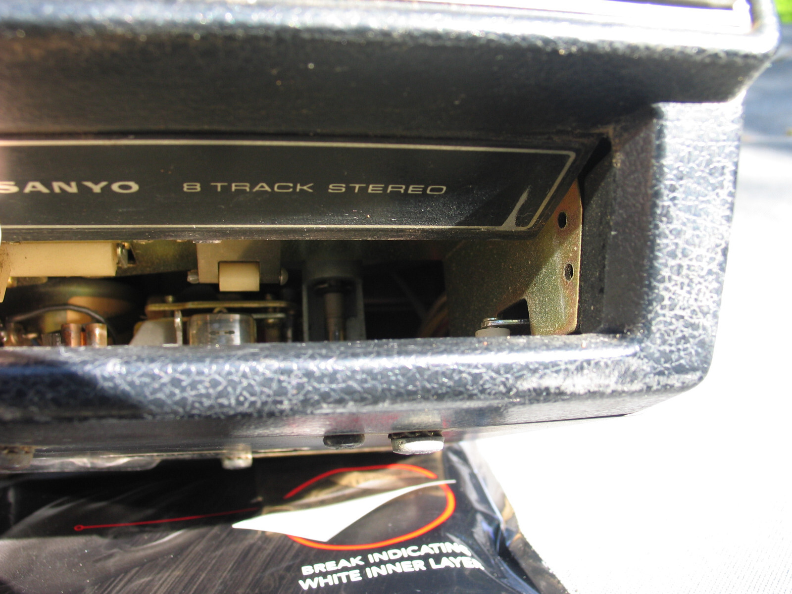 Tape Radio Vintage ``1972 Sanyo Car Stereo