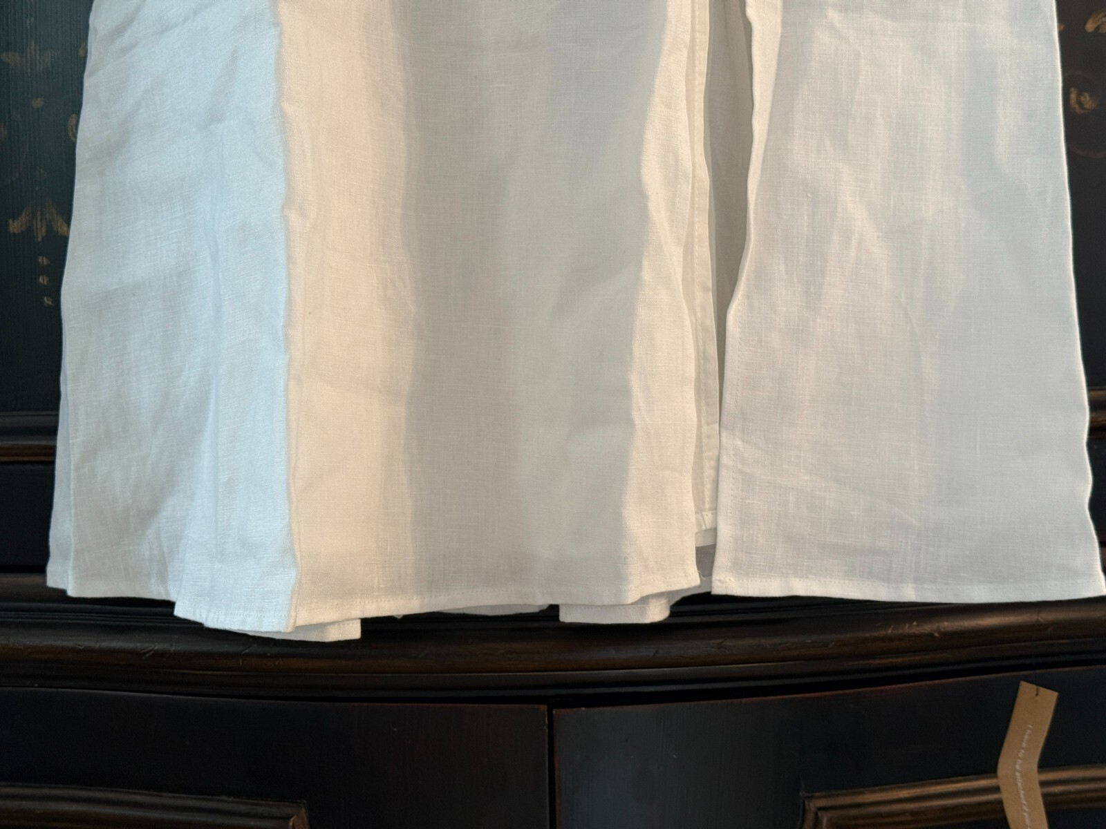 Pre-owned Reformation $248  Bridgton Linen Midi Dress | White | Size 0