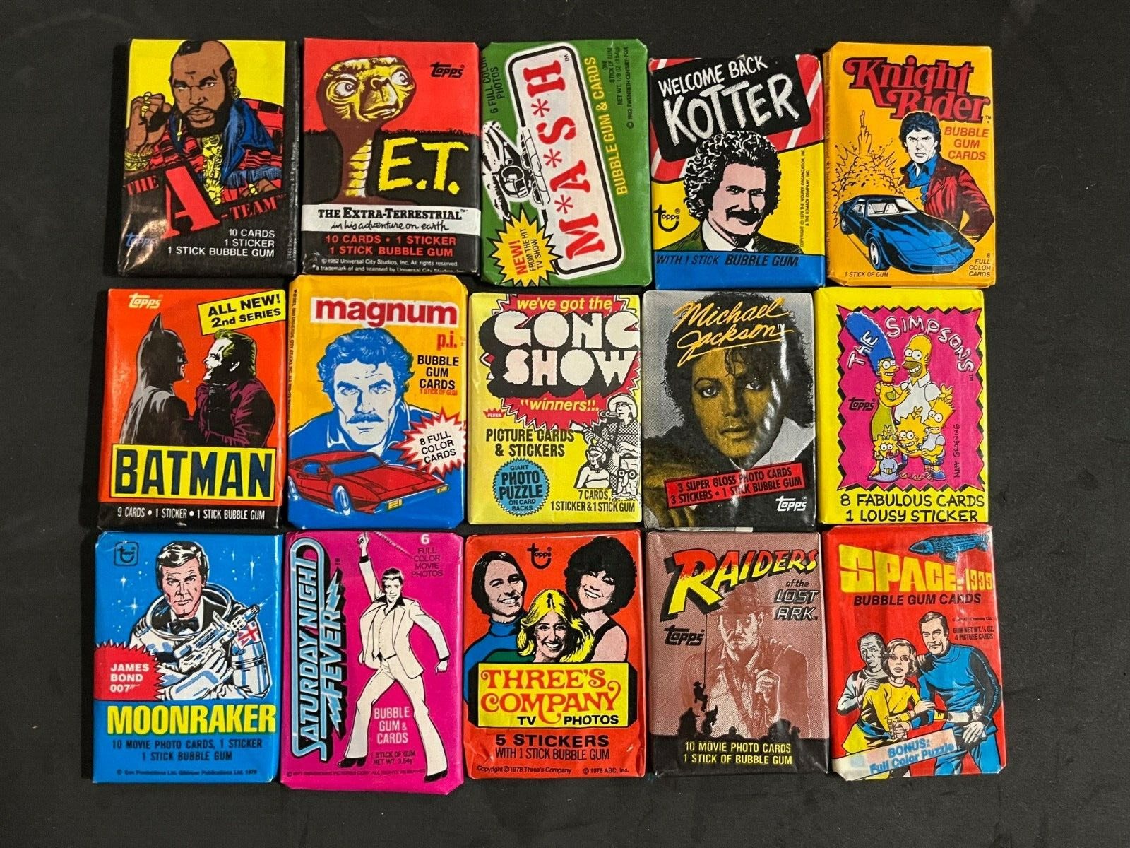 Vintage 1970's -80's Non-Sport Wax Packs - U - Pick from Photo