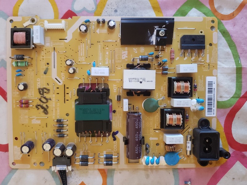 Carte D'Alimentation Bn44-00852a Pour Tv Samsung Ue40j500awxbt