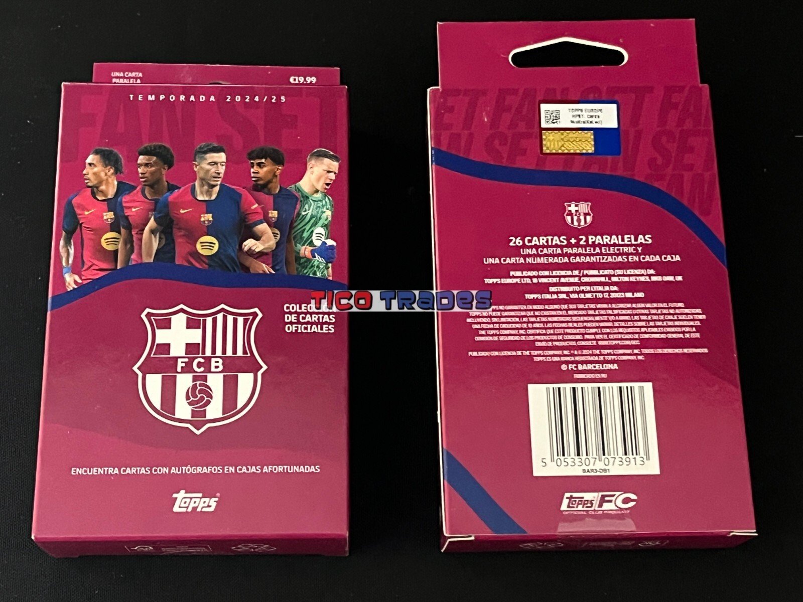 2020-21 TOPPS FC BARCELONA 未開封ボックス　2BOX 2020-21 TOPPS FC BARCELONA 未開封ボックス 2BOX