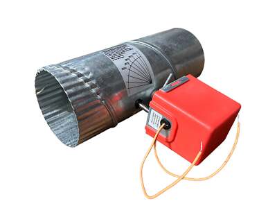 ZONEFIRST, RDS04, 04", Round Damper, (P/C), (S/O), 24VAC - NEW NO BOX