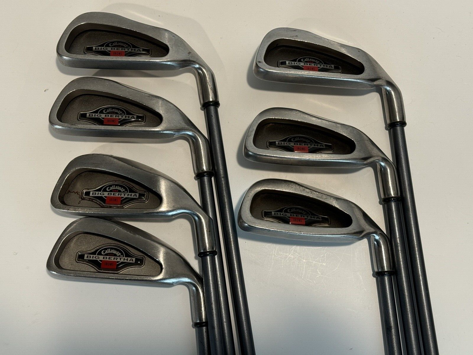 Callaway Big Bertha Iron Set 3-9, 7pc RH RCH 90 Graphite Regular