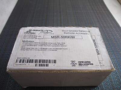 Air Products and Controls MSR-50RK/W Remote Reset NEW!
