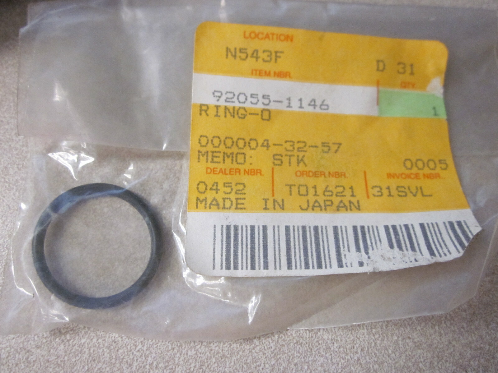 NOS Kawasaki OEM O Ring 84-86 ZX900 80-83 KZX750 82-83 KX125