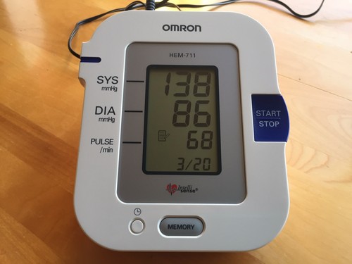 Omron One Touch Automatic Blood Pressure Monitor Model Hem-711ACCAN