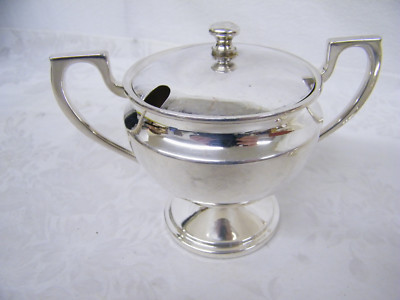 Vintage Antique Apollo 4372 Trademark Silver Plate Sugar & Creamer Set