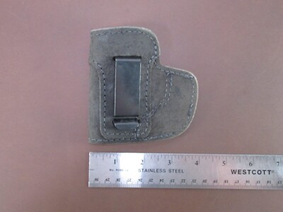 Daltech Force H114 Belt Clip Leather Kel-Tec P3AT/ P32 Ruger LCP Holster  (L GB)