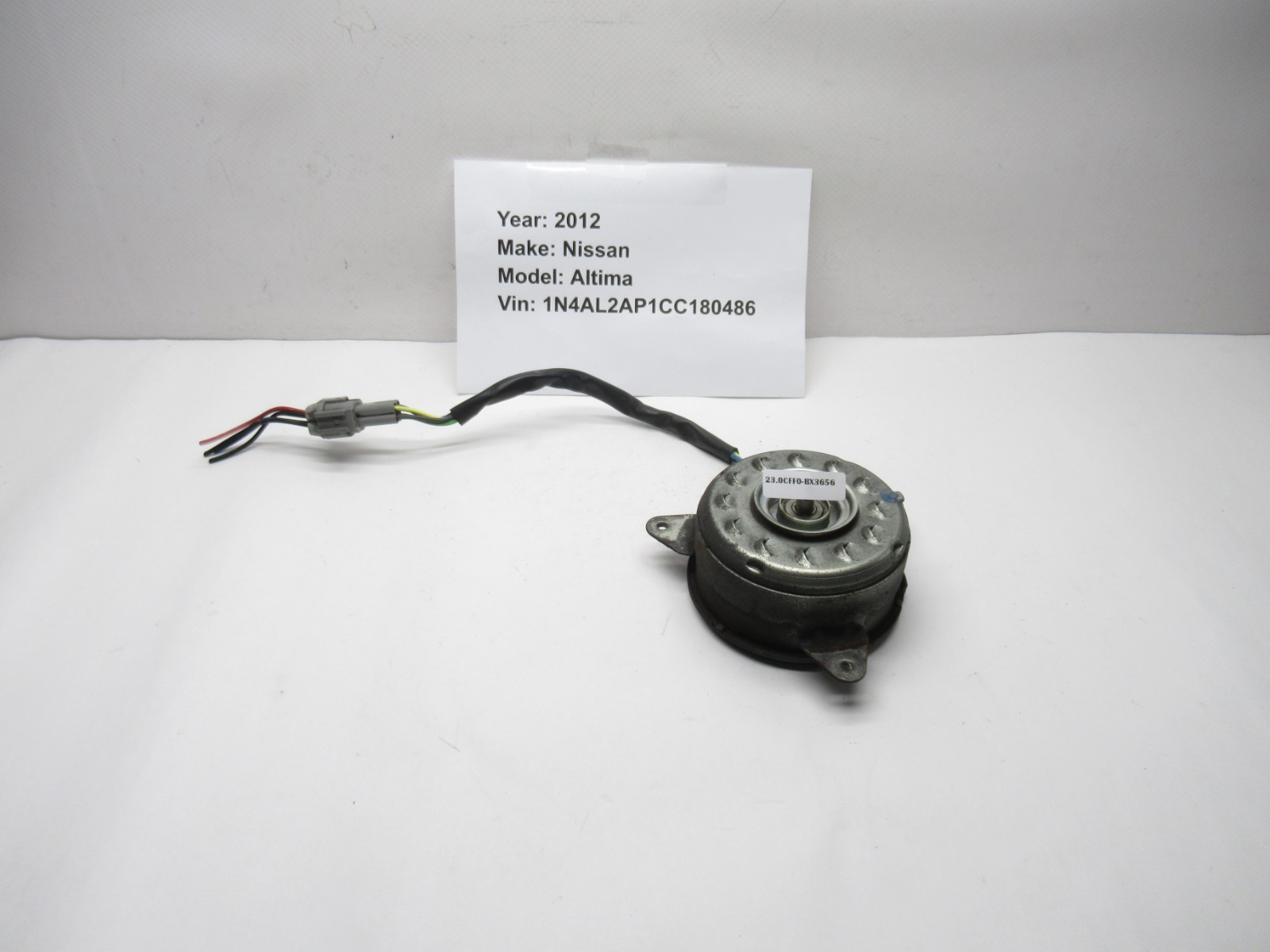 2012 Nissan Altima Radiator Cooling Fan Motor A5200001