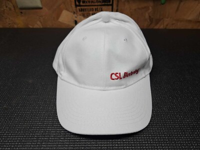 NWOT CSL Behring Adult White Baseball Cap Hat