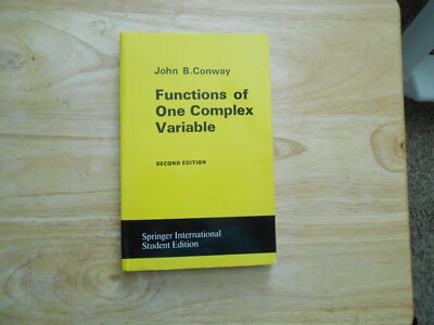 FUNCTIONS OF ONE COMPLEX VARIABLE By Michael Barr