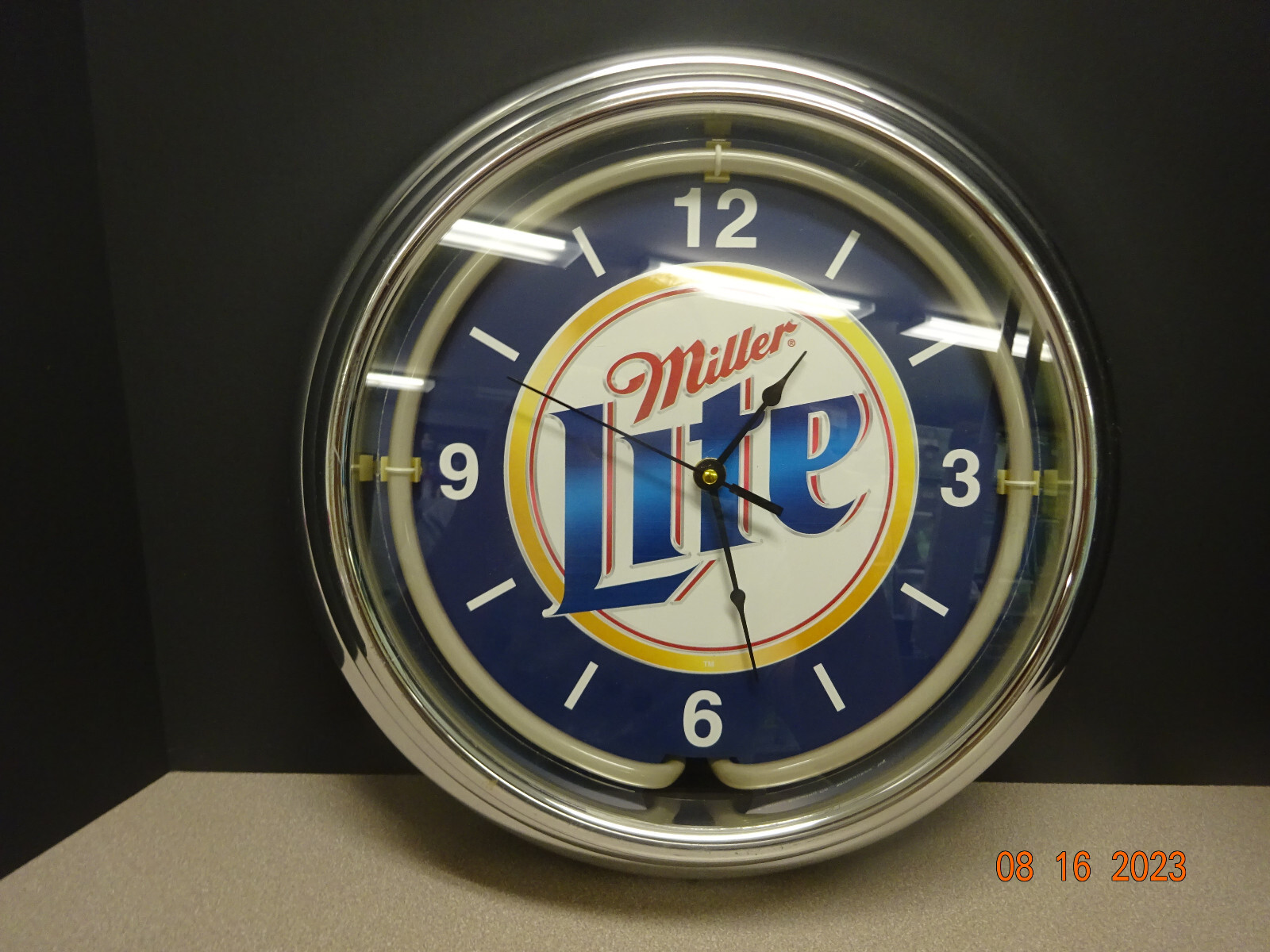 Vintage 2002 MILLER LITE Retro Neon 15