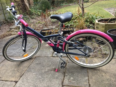 BTwin Original 500 Blue and Pink Girls Bike - used but good condition