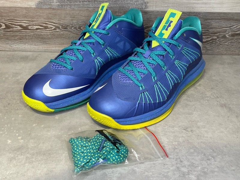 NIKE LEBRON X 10 L SPRITE 579765-500 LEBRON JAMES NO BOX PRE-OWNED