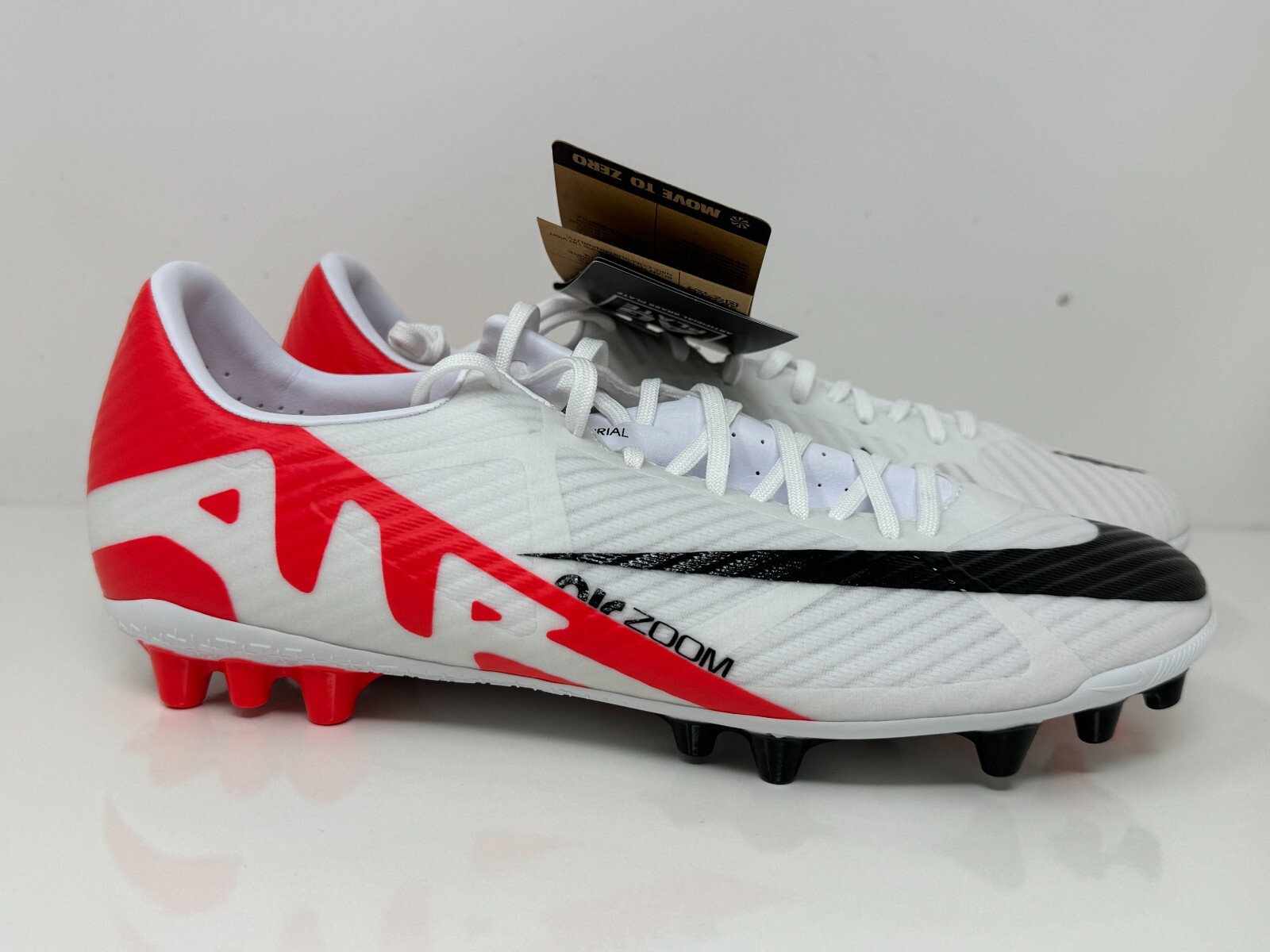 Nike Zoom Vapor 15 Academy AG White Orange DJ5630-600 Men's