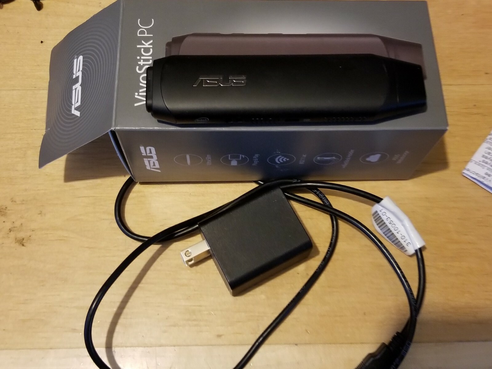 Used ASUS TS10-B017D VivoStick PC Stick x5-Z8350 2GB HD Graphics Windows 10