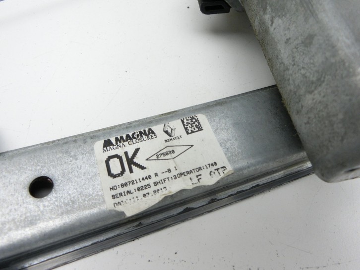 Dacia Sandero II B52 17-20 5T Fensterhebermotor mit Fensterheber Links Vorne Dacia Sandero II B52 17-20 05.11.2018... Bild 3