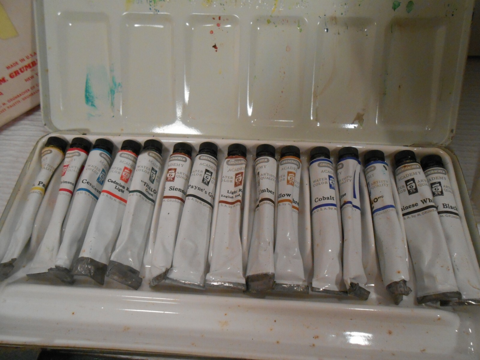 Lot of Assorted Vintage Pastels, Water Color, Swan -Stabilo, Artist Supplies