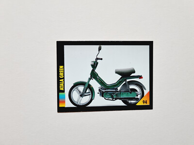 ATALA RIZZATO GREEN RARE CARD CARTA MOTO VINTAGE ORIGINAL MASTERS CARDS NEW