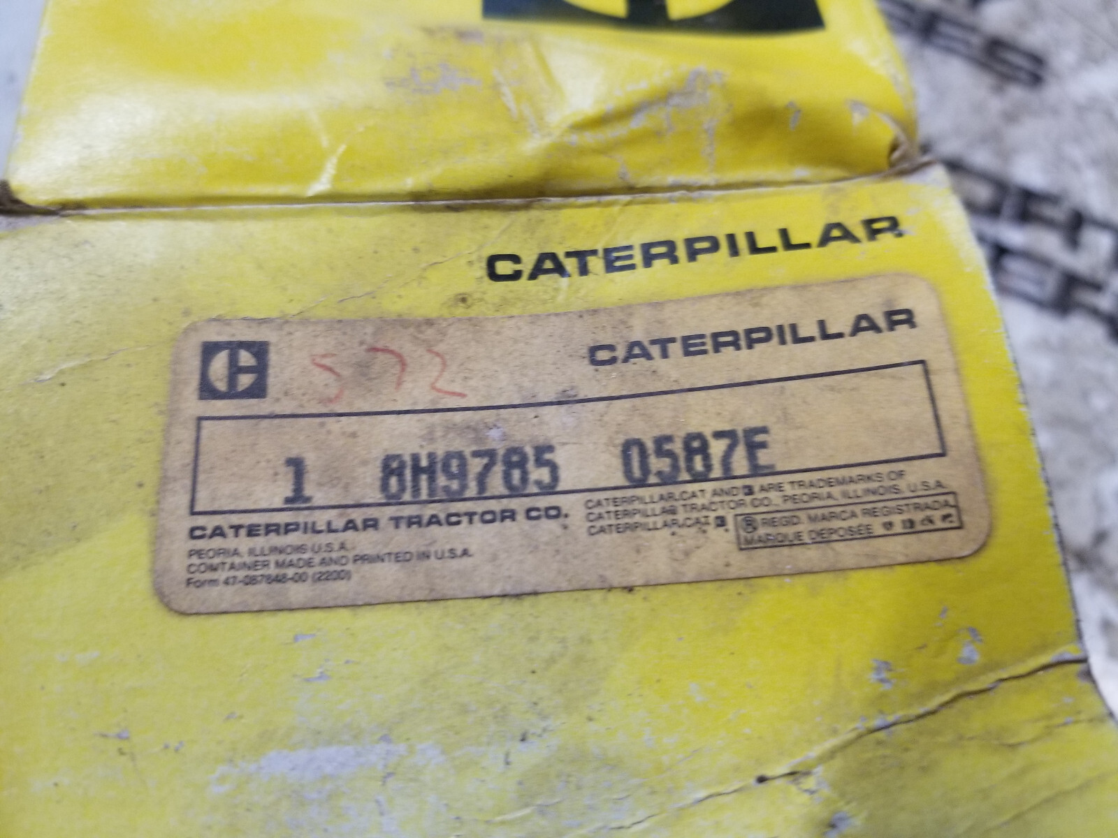 CATERPILLAR 8H-9785 BREATHER 8H9785 - Picture 5 of 5