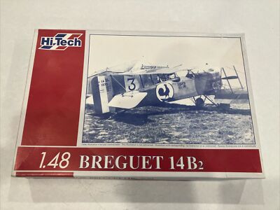 HI-TECH 1/48 HT-003 BREGUET 14B.2  #198 Resin/plastic/metal/PE Kit. Very Nice!