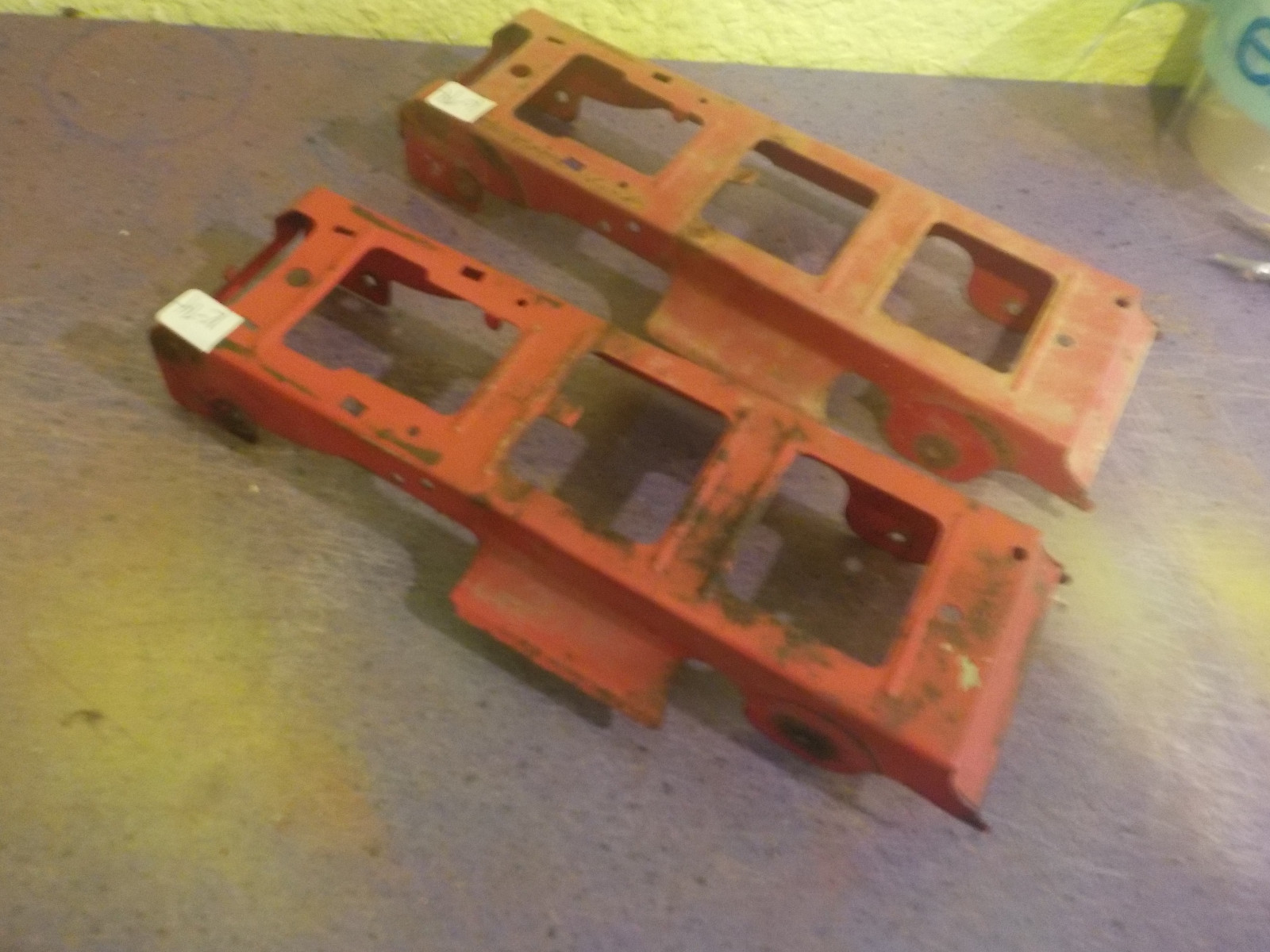 tonka ford truck semi farm dumper set of 2 chassis 1964-67 for parts