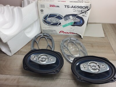 PIONEER TS-A6980R 6x9 350 Watt, 4-WAY *vintage Car Audio Speakers