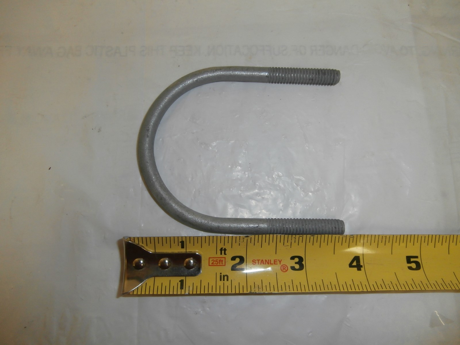 (3) GALVANIZED U-BOLTS ROTOR POST ANTENNA MOUNT TOWER GUY WIRE ROPE THIMBLE ROHN