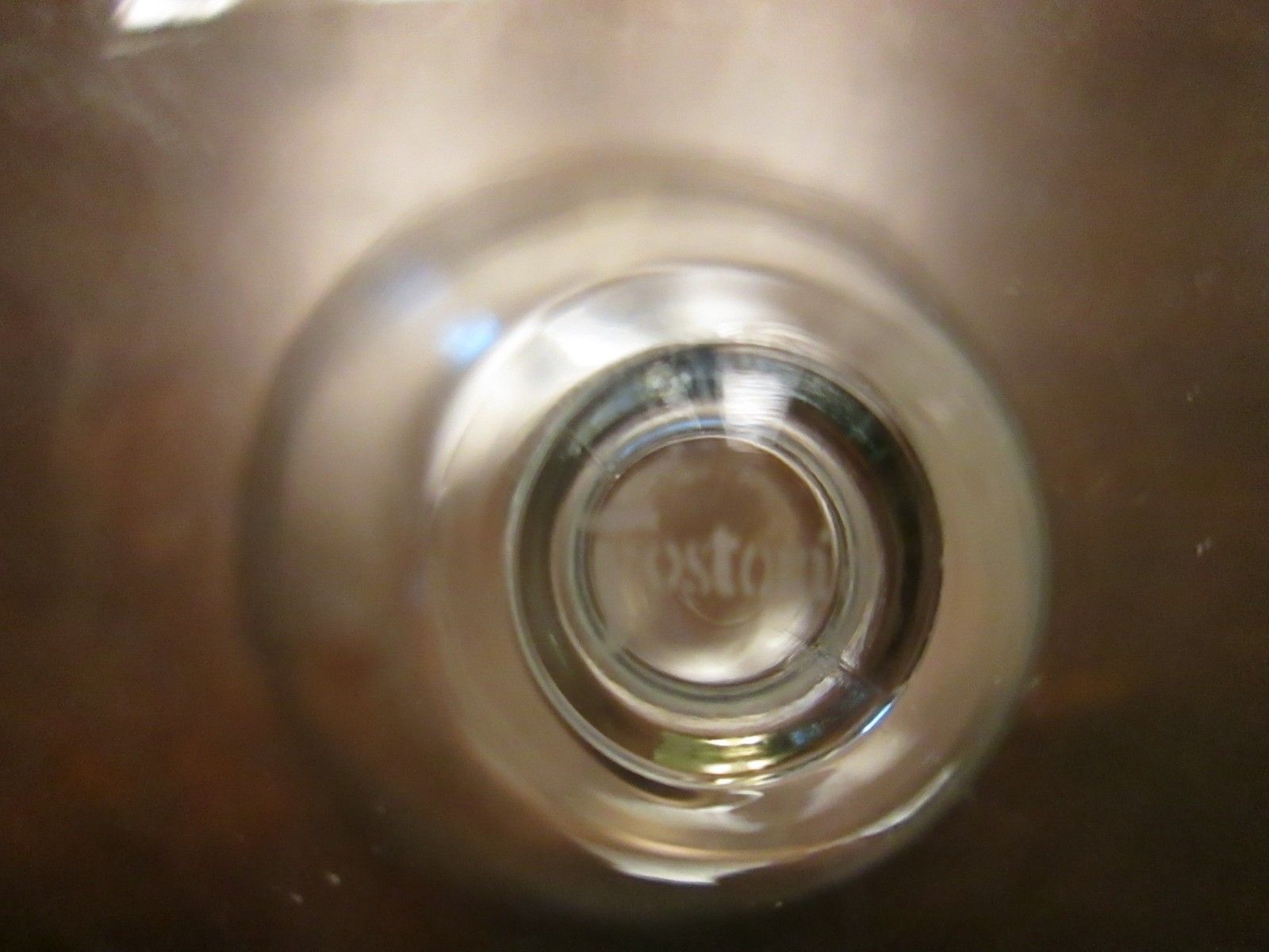 (3) VINTAGE FOSTORIA  STEMWARE *BELOVED* PAT./PLATINUM RIM 7