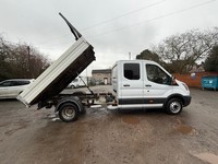 2015 65 FORD TRANSIT 2.2 TDCI 125 DOUBLE CAB TIPPER HISTORY MOT 02/27 PX SWAPS
