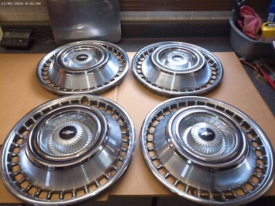 Wheel Covers 1965 Chevy ll Nova 14''Inch Hubcaps Set of 4 Oem GM Used Original