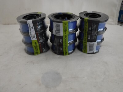 (Lot of 3) Weed Warrior  .065''x 30' String Trim Line Spools 3-Pack (9 Spools)