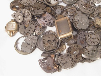 Vintage Watch Parts 1½+ pounds-Steampunk Altered Art Jewelry Crafts  gears faces