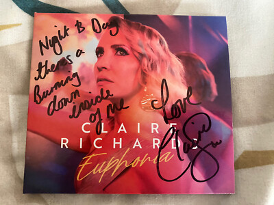 Claire Richards Signed - Euphoria CD (Signed & Personalised 6) Steps