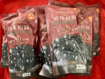  WuFuYuan BOBA Tapioca Pearl Black Bubble Milk Tea 1~2~3~4~5 Pack U pick 8.8 oz