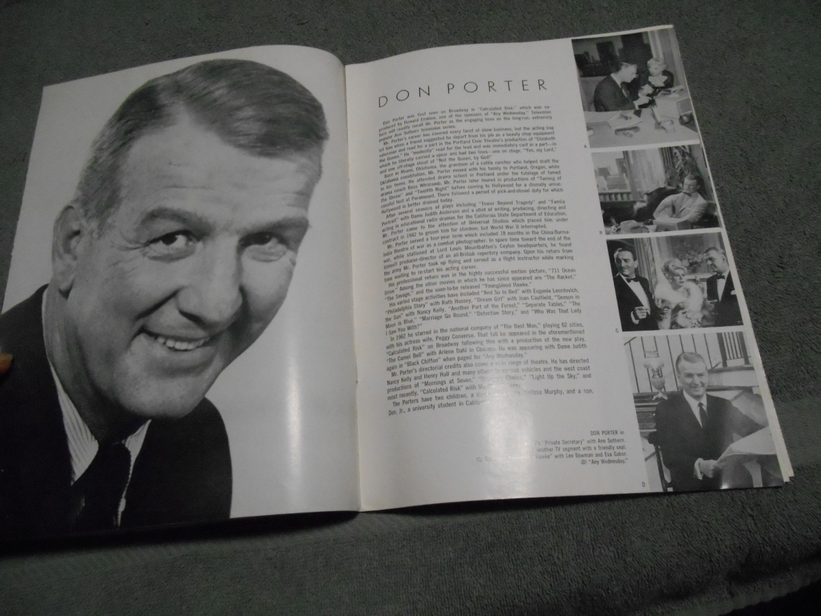 VINTAGE PROGRAM - ANY WEDNESDAY