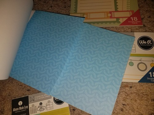 Lot of 4 Cardstock Planner 3 Set Journal Cards Designer paper Scrapbook 6x6 we r