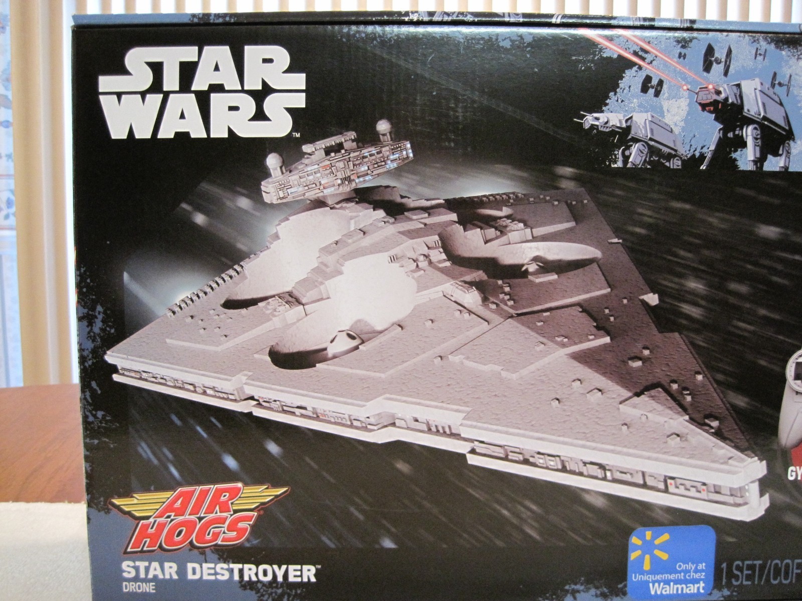 DISNEY SPIN MASTER STAR WARS AIR HOGS STAR DESTROYER DRONE--NEW IN BOX