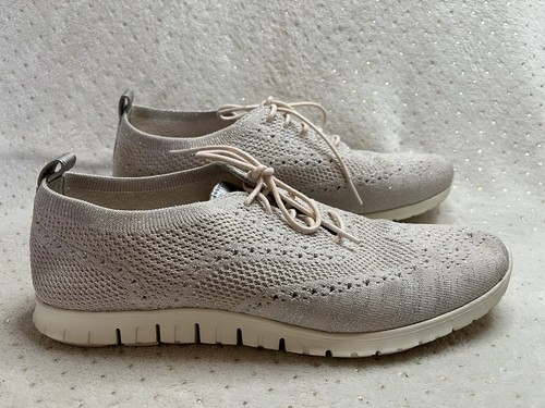 Cole Haan Zerogrand Stitchlite Pink Sparkly Lace Up W10963
