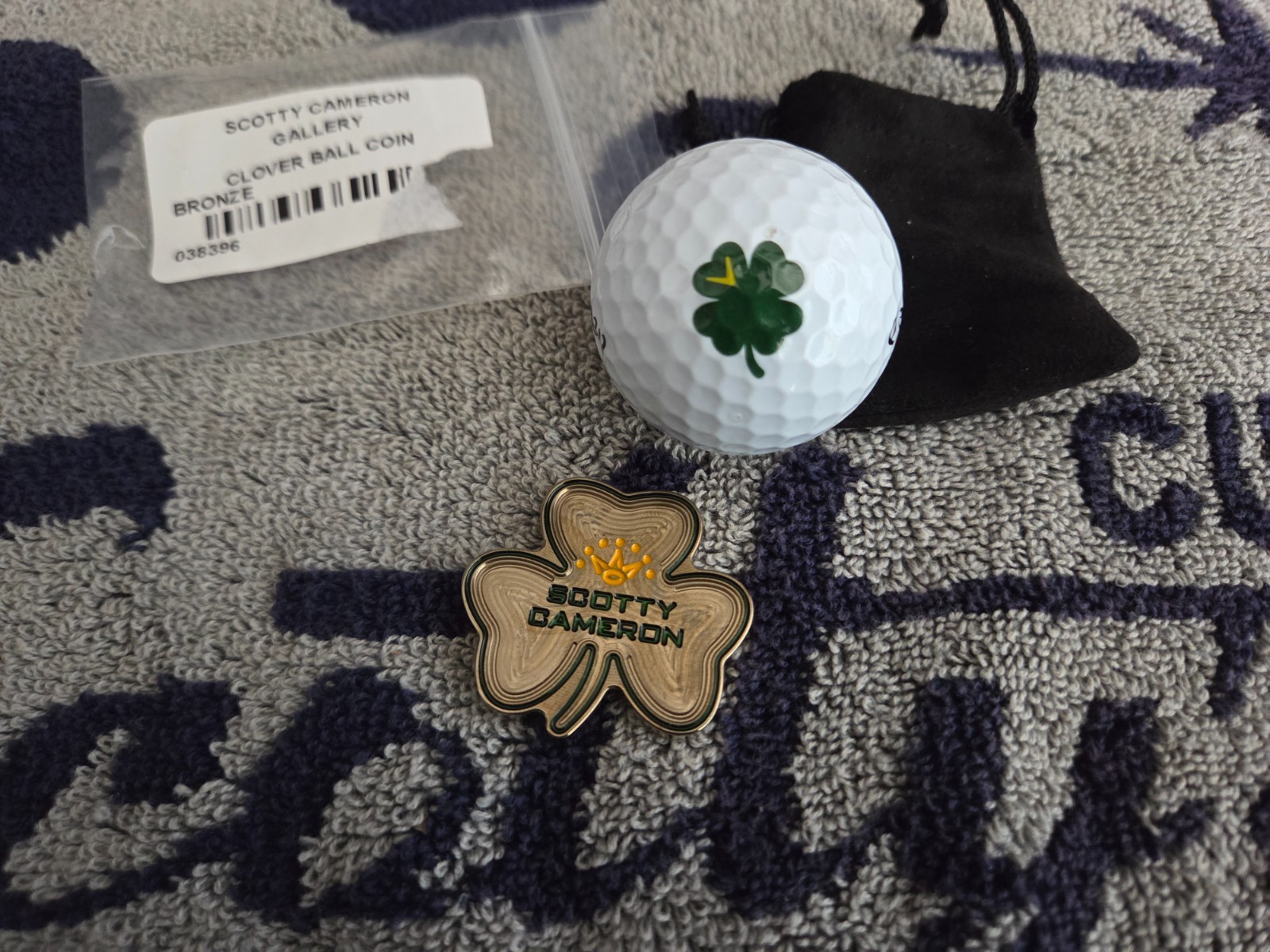 Scotty Cameron Bronze Gallery Clover Putter Golf Ball Marker