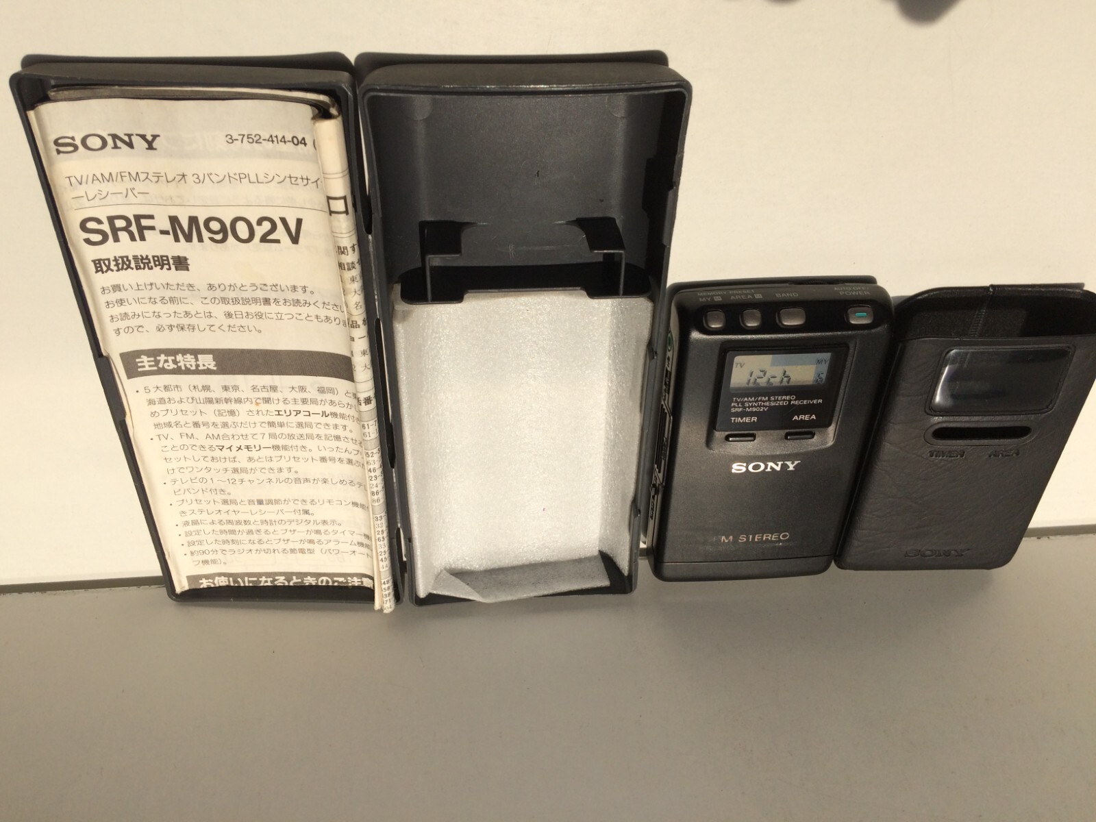 SONY／3BAND・TV／FM／AM ICF-R500V。DC:3V。単4×2 SONY／3BAND・TV／FM／AM ICF-R500V。DC:3V。単4×2