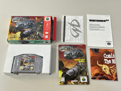Chopper Attack (Nintendo 64 N64) Complete Authentic
