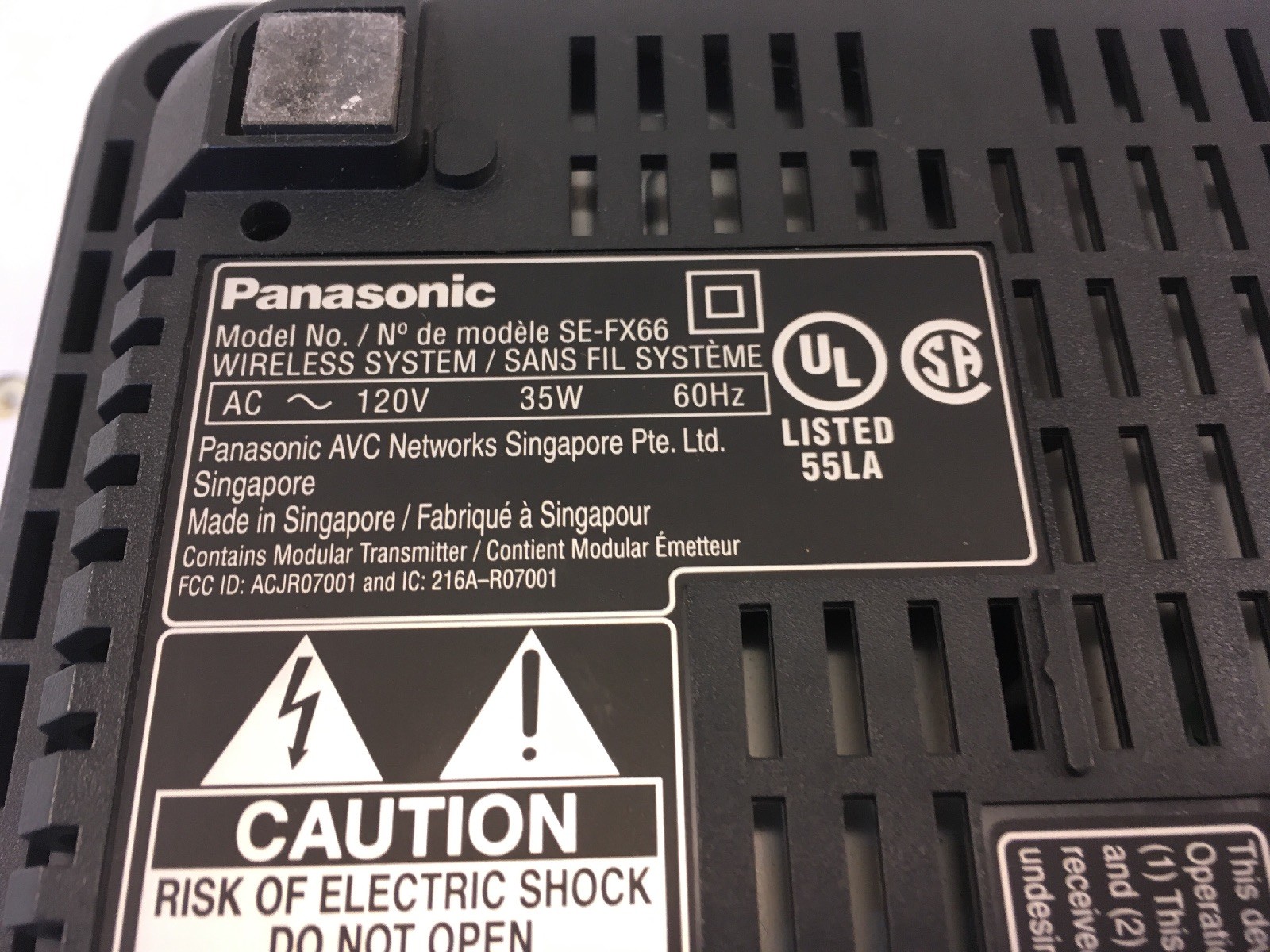 Panasonic SA-PT1050 DVD Home Theater Sound System SB-WA1050 SE-FX66 SB-HF1500