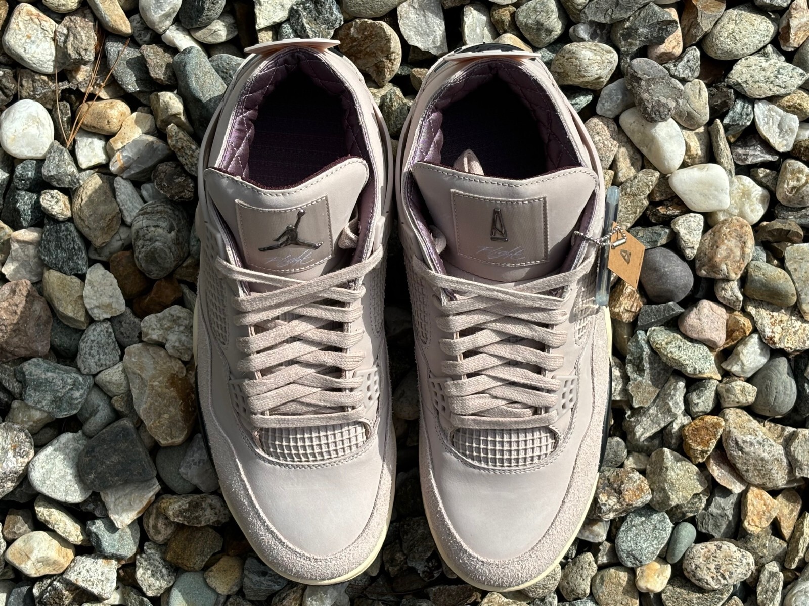 Pre-owned Jordan 4 A Ma Maniere Wyws | Size 12 M (13.5 W) | Pewter In Pink