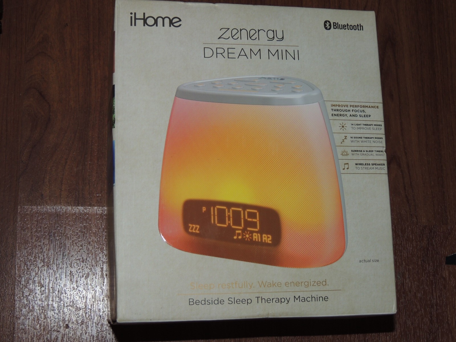 New - iHome Zenergy Dream Mini iZBT7 Bluetooth Bedside Sleep